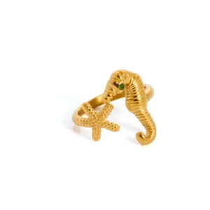 anillo-mykonos-caballito-dorado-y-verde-alexah