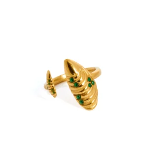 anillo-mykonos-mejillon-dorado-y-verde-alexah