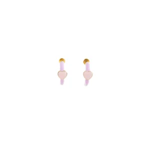 pendientes-aro-corazon-esmaltados-malva-alexah