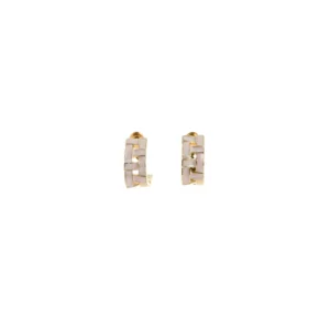 Pendientes Cesta Esmaltados Lila
