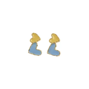 pendientes-corazon-esmaltados-amarillo-y-azul-alexah
