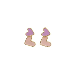 pendientes-corazon-esmaltados-malva-y-rosa-alexah