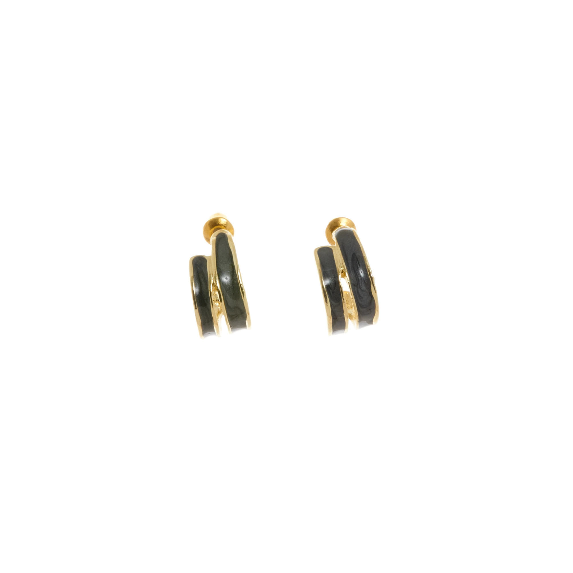 pendientes-doble-ring-esmaltados-negros-alexah