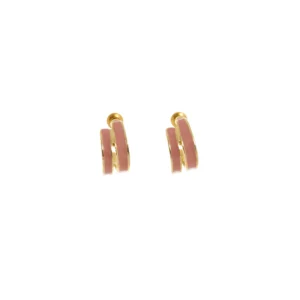 pendientes-doble-ring-esmaltados-salmon-alexah