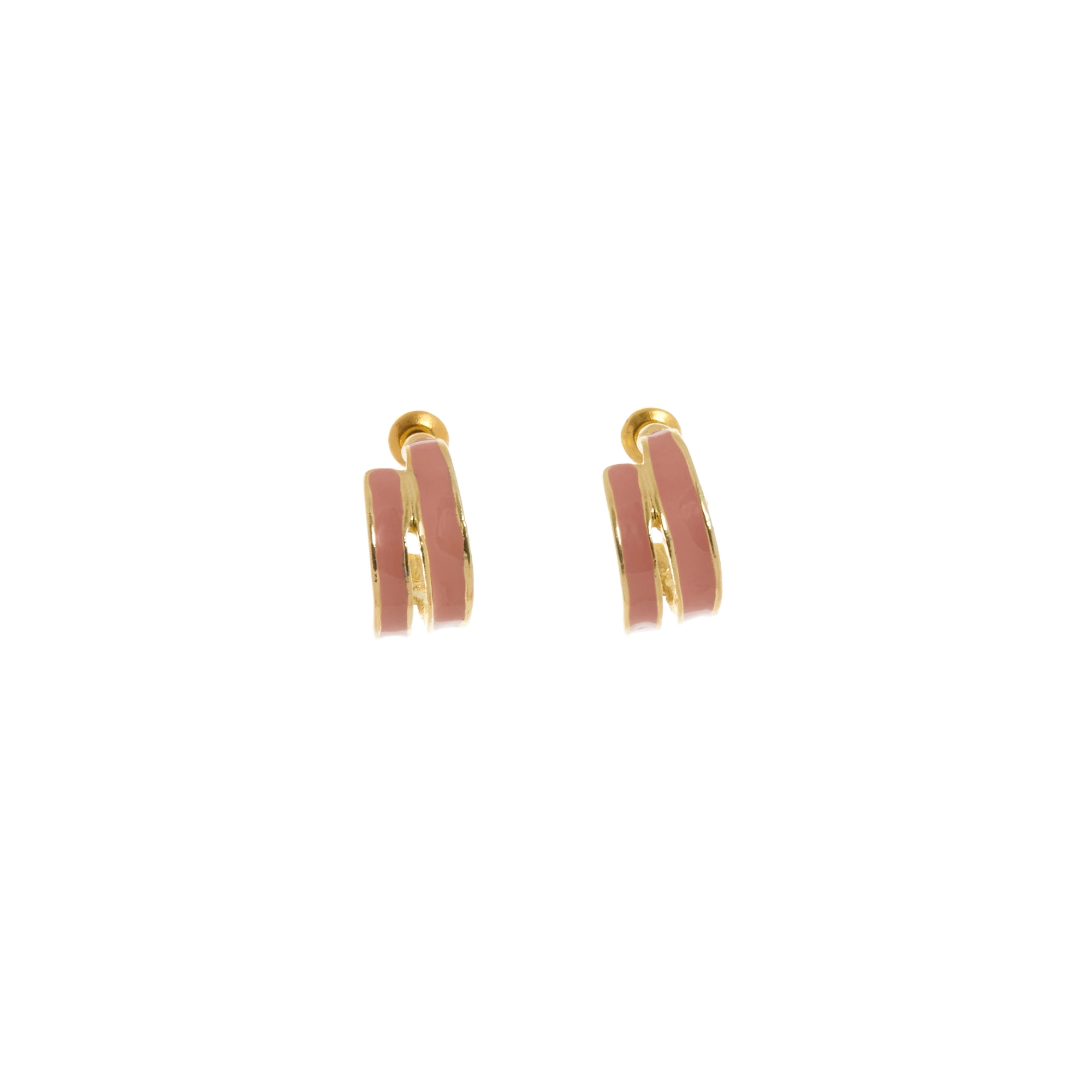 pendientes-doble-ring-esmaltados-salmon-alexah