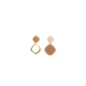 pendientes-irregulares-esmaltados-marron-alexah