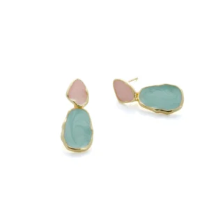 Pendientes-Lagrima-Esmaltados-Verde-detalle