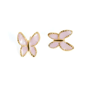pendientes-mariposa-esmaltados-rosa-alexah-detalle