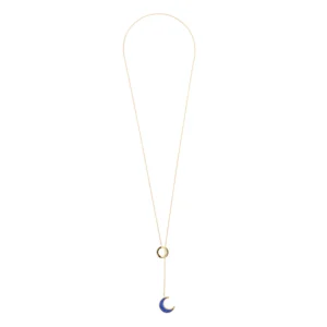 collar-de-acero-leah-luna-dorado-y-azul-alexah