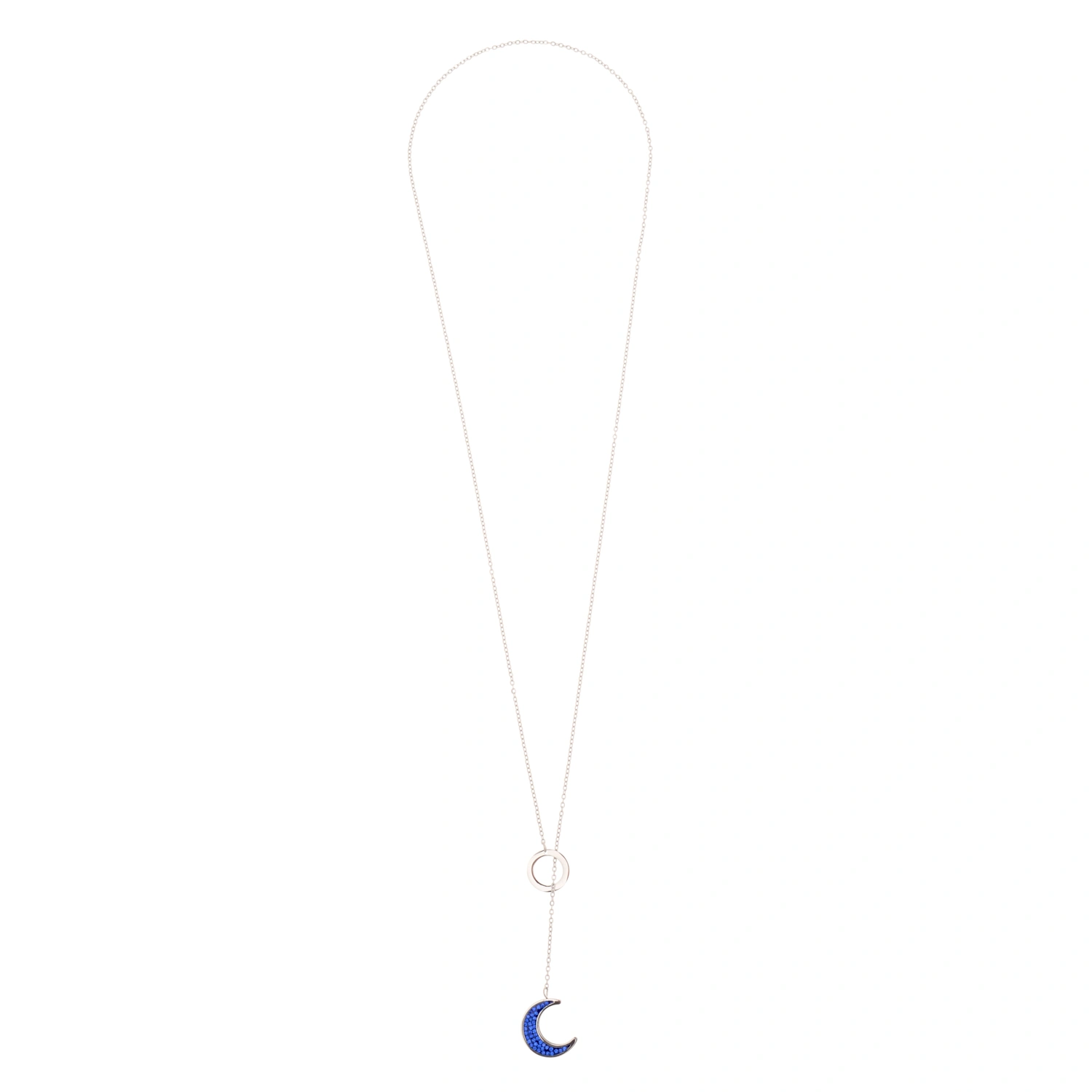 collar-de-acero-leah-luna-plateado-y-azul-alexah