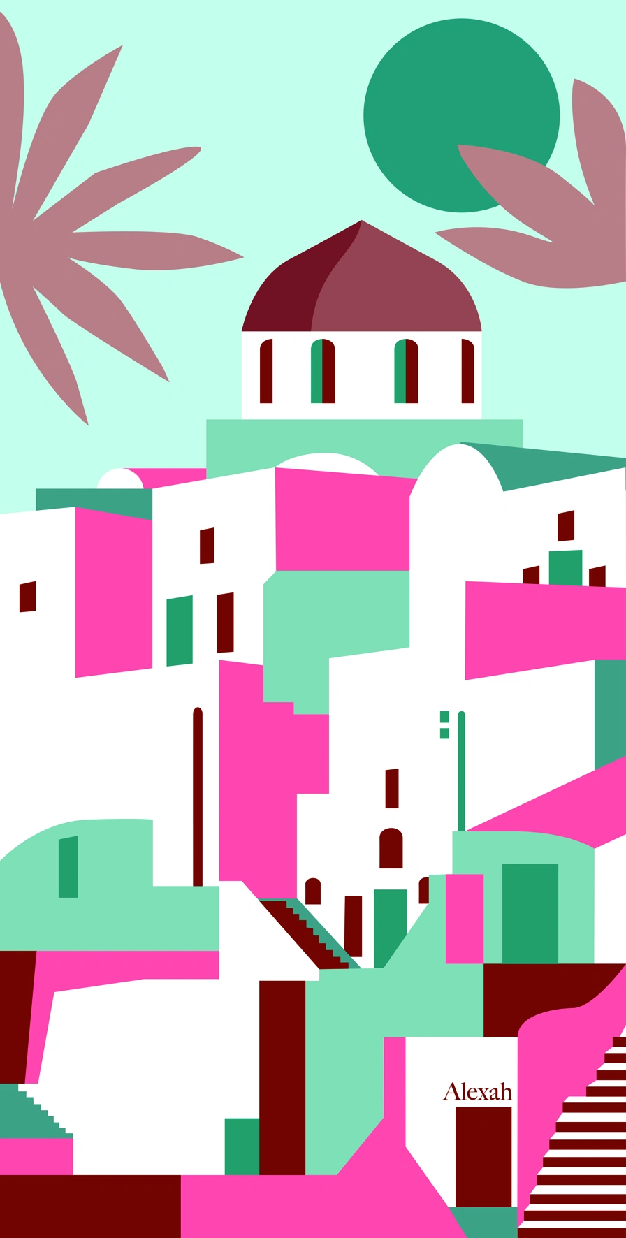 panuelo-estampado-islas-malva-alexah-dibujo