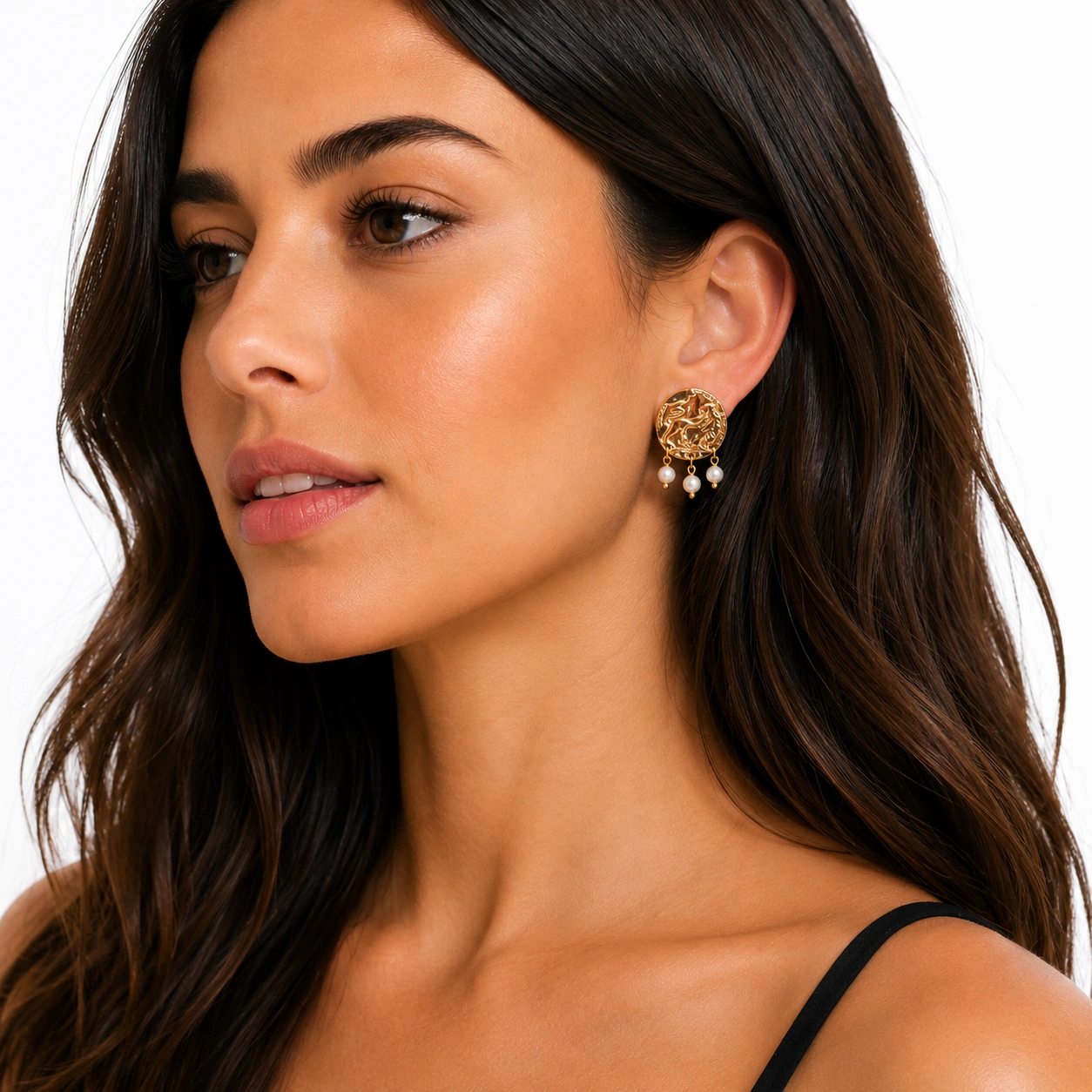 pendientes-moneda-corfu-alexah-modelo