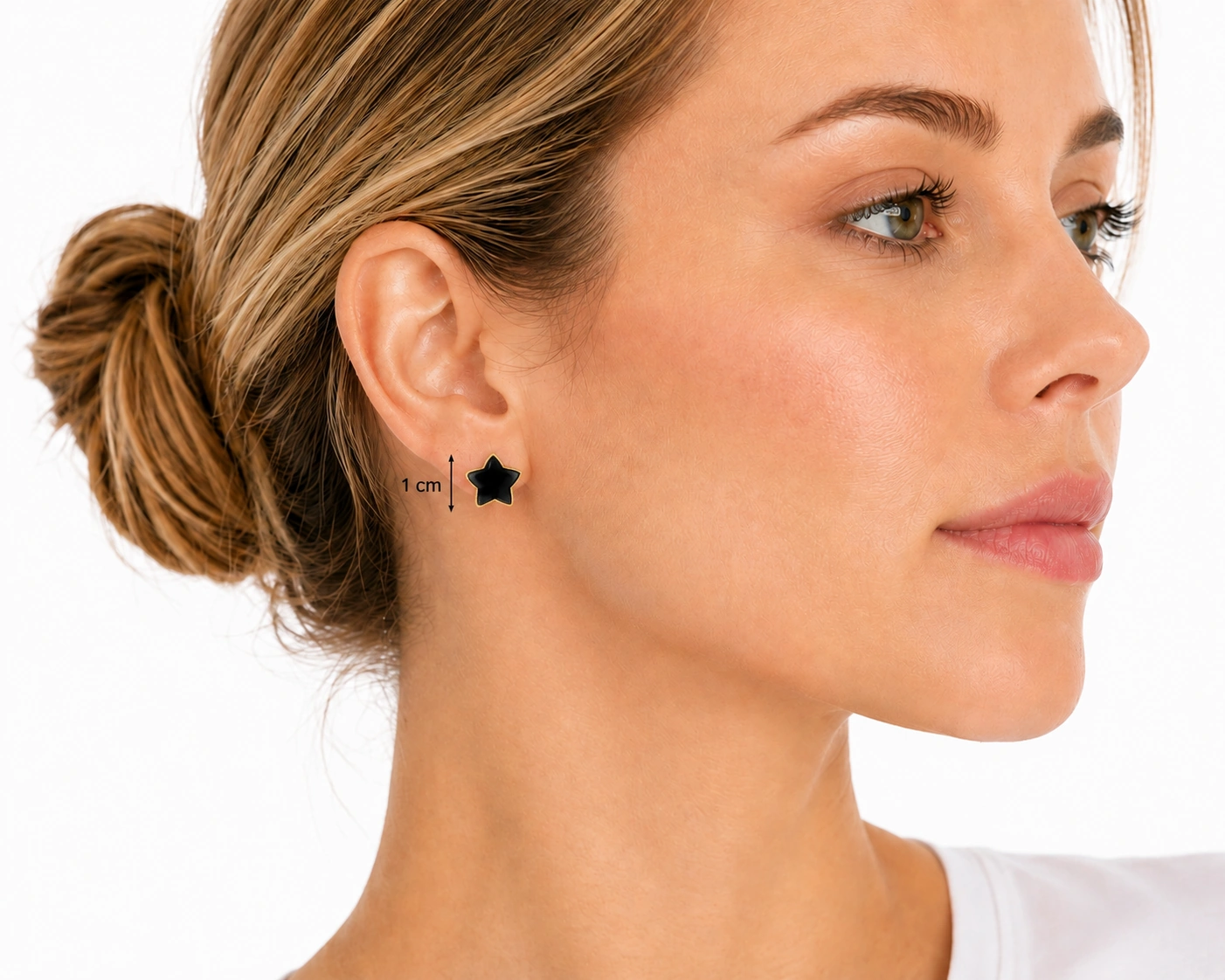 pendientes-star-esmaltados-negro-modelo