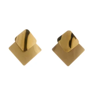 pendientes-glomma-plaza-dorado-en-acero-alexah