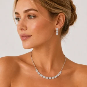 pendientes-north-plateado-de-acero-alexah-modelo