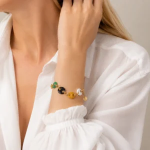 pulsera-oslo-multicolor-de-acero-esmaltado-alexah-modleo